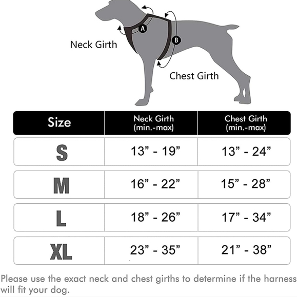 Brand New Dog Harness Large Black NWT - Picture 2 of 8